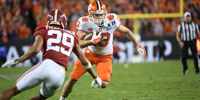 Hunter Renfrow is one of the veteran leaders of the offense