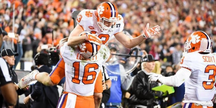 Hunter Renfrow's catch will forever be etched in Clemson lore 