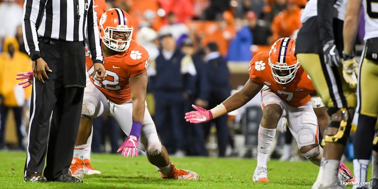 Three Clemson defensive linemen might swag surf their way into the first round 