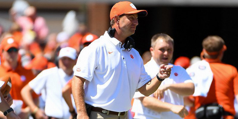 Swinney and the Tigers take on Boston College this week 