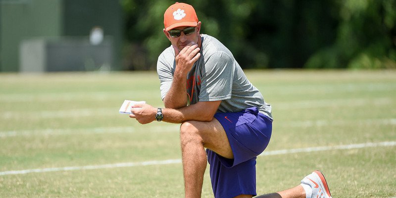 Now it's down to details: Swinney has his team steaming toward the opener