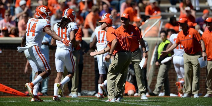 Swinney says it was good to see the offense bounce back 