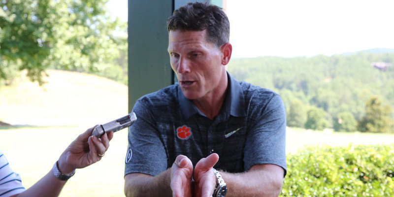 Venables at Swinney's golf outing Tuesday 