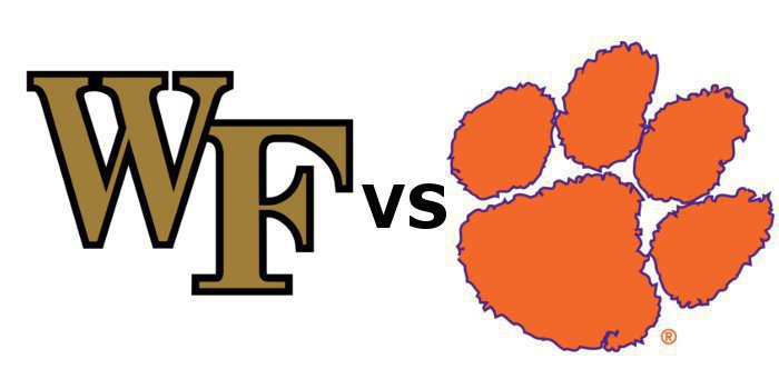 Clemson and Wake Forest kick off at noon