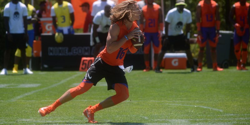 Trevor Lawrence looked impressive at The Opening