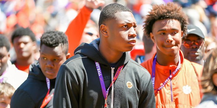 Mascoll at the 2016 Spring Game