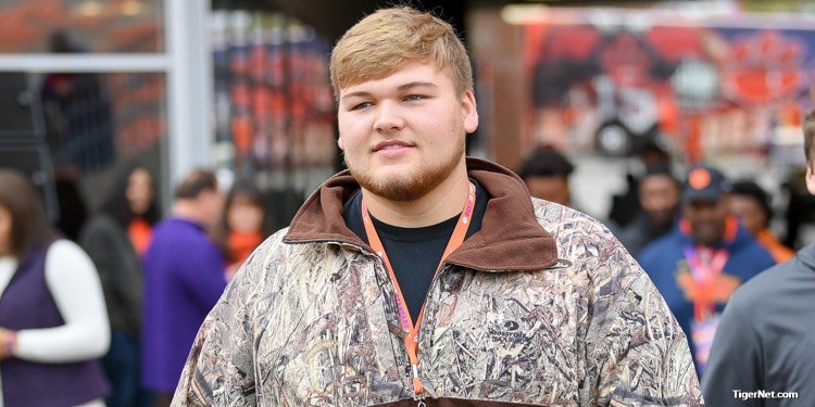 5-star OL Cade Mays spent two days in Clemson for his official visit