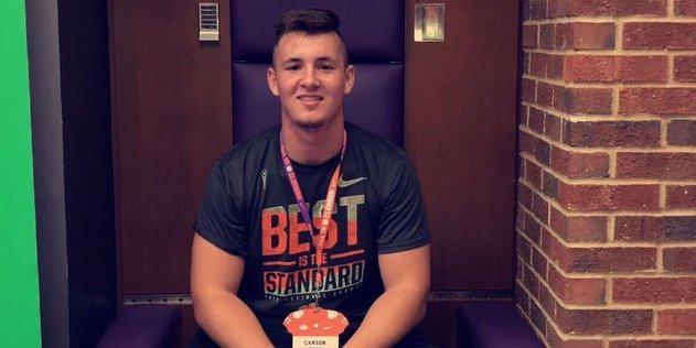 Long snapper Carson Todd is vying for a preferred walk-on spot at Clemson