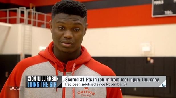 WATCH: Zion Williamson previews his commitment