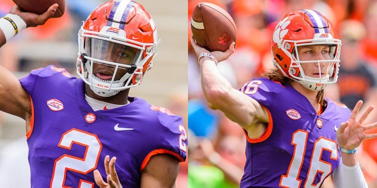 Kelly Bryant and Trevor Lawrence each did their part in a dominant day for the offense in Saturday's scrimmage.