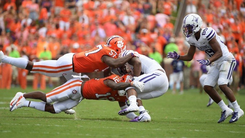 Clemson's defense corralled Furman most of the day Saturday 