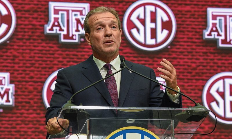 Jimbo Fisher says the Aggies have a heck of an opportunity Saturday (Dale Zenine-USA TODAY Sports).