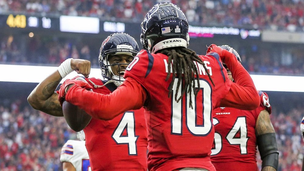 Watson and Hopkins were a dynamic duo for the Texans (Ron Chenoy - USA Today Sports)