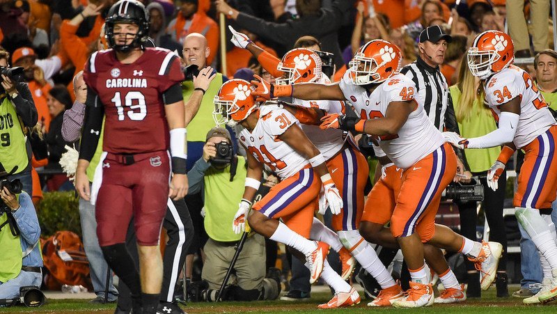 Clemson defeated South Carolina in Columbia two years ago. 