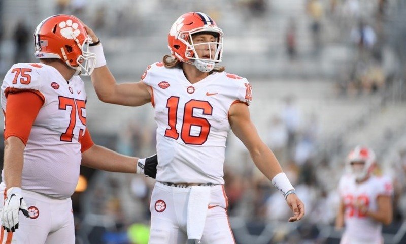 The Clemson offense was in another gear with Trevor Lawrence in rhythm on Saturday in Atlanta.