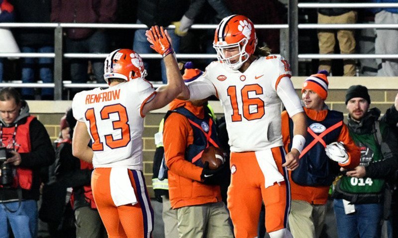 The cold didn't bother Trevor Lawrence with a passing and rushing touchdown in a game where the Clemson defense made things easier Saturday.