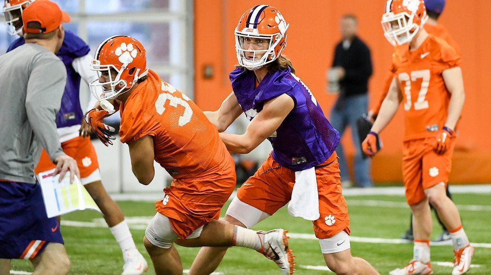 Tempo has been an emphasis in camp, with 5-star freshman QB Trevor Lawrence looking 