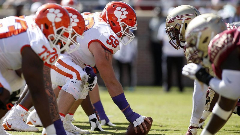 Clemson won the battle along the line of scrimmage (Photo by Glenn Bell, USAT)