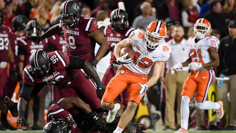 Hunter Renfrow would not have been a star at the combines, but ask South Carolina and Alabama if he can play 