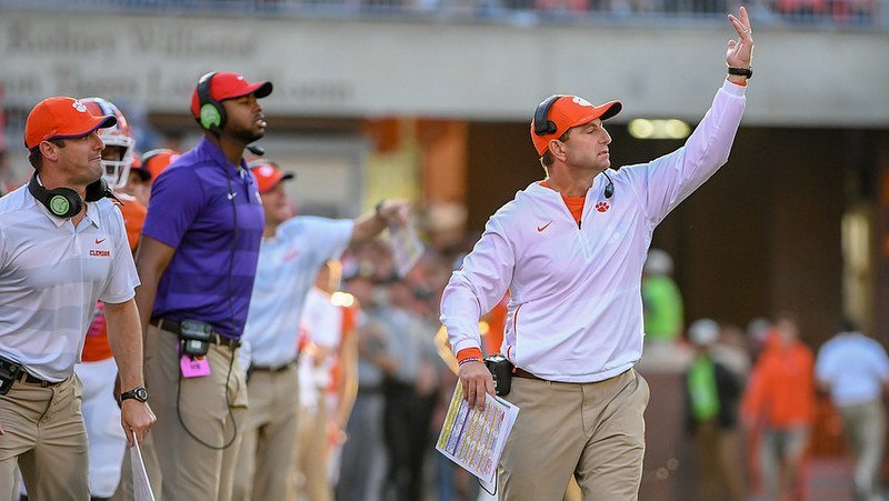 Clemson coach says Dabo Swinney is a young Bobby Bowden