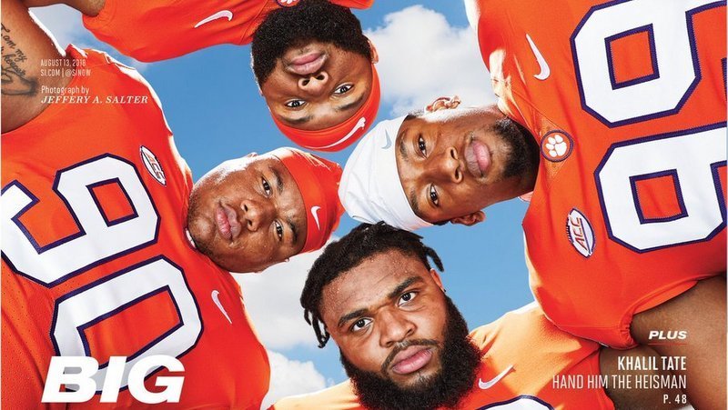 The four horses on Clemson's defensive line (Photo courtesy of SI)