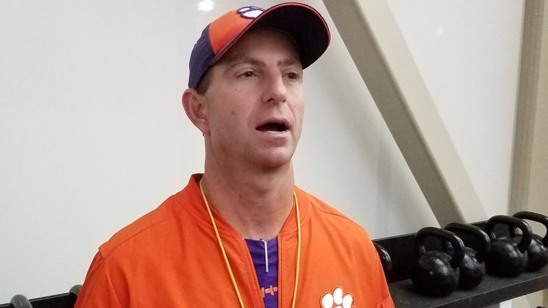 Dabo on compliments from Boston College coach: 