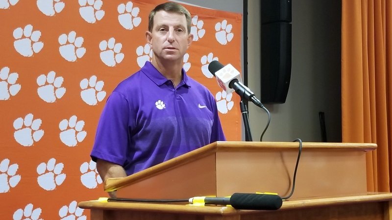 Swinney reflects on 9/11 during his Tuesday press conference 
