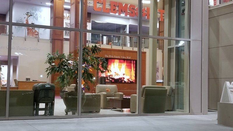 The fire burned bright in Clemson's football operations center Wednesday 