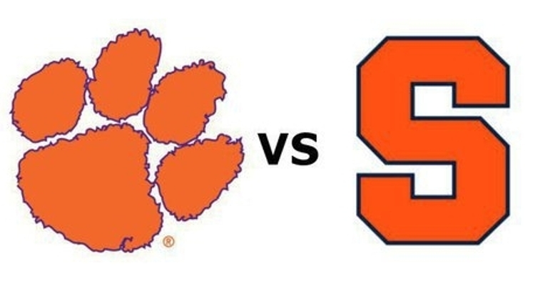 Clemson vs. Syracuse is at 7:30 pm on ABC 