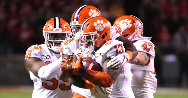 Clemson moved back into the top-four after a 24-ranking streak was snapped last week. 
