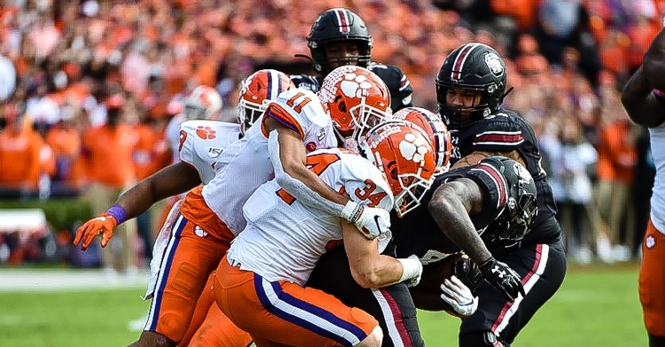 Clemson sits just a half yard out of the No. 1 total defense ranking. 