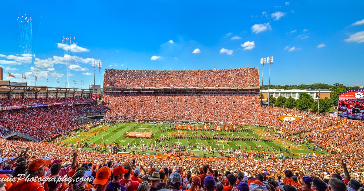 Clemson was sold out for Texas A&M last season but will see reduced capacity this season.