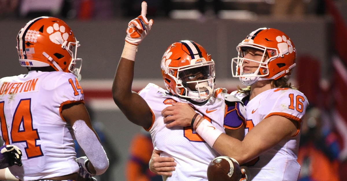 Etienne scored three touchdowns against the Wolfpack (Rob Kinnan - USA Today Sports)