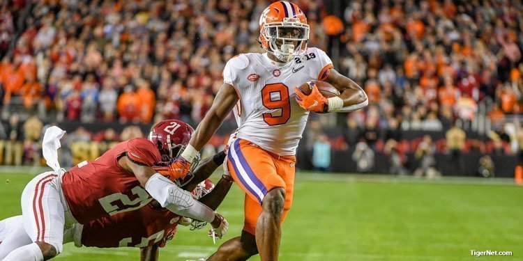 Travis Etienne helps propel Clemson to the national title 