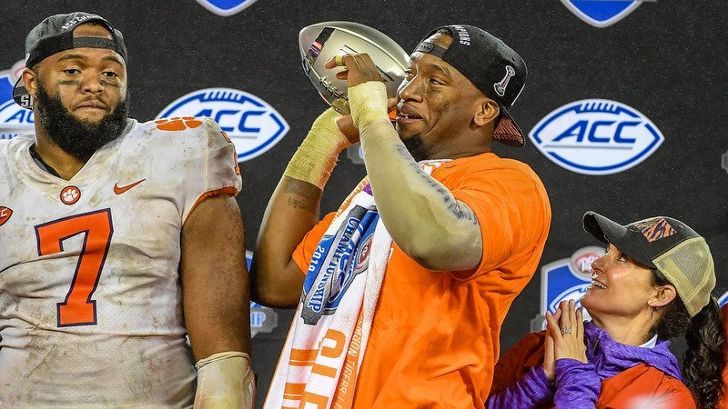 Clelin Ferrell won two National Championships at Clemson