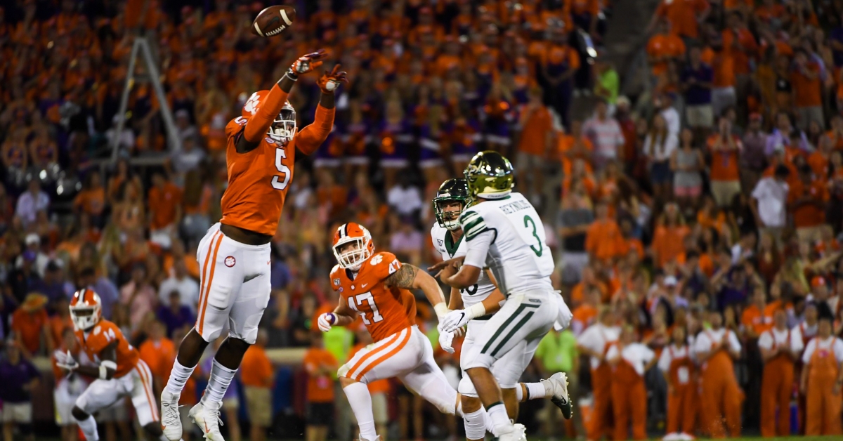 Brent Venables has fun watching the Tigers empty the bench against Charlotte