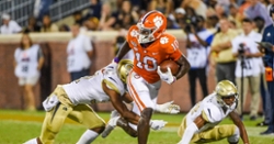 Hard work paying off for Clemson receiver who toils far from home