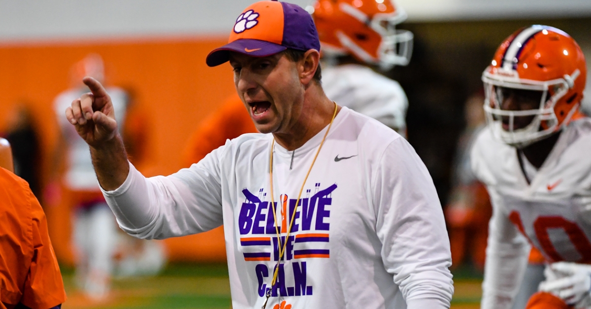 Underdog. At-risk. D-plus hire. All those things drive Dabo Swinney to be the best