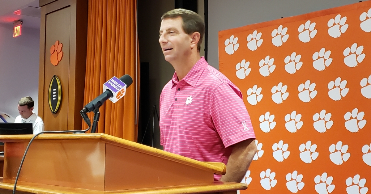 Swinney says he is pumped about a night game in Death Valley. 