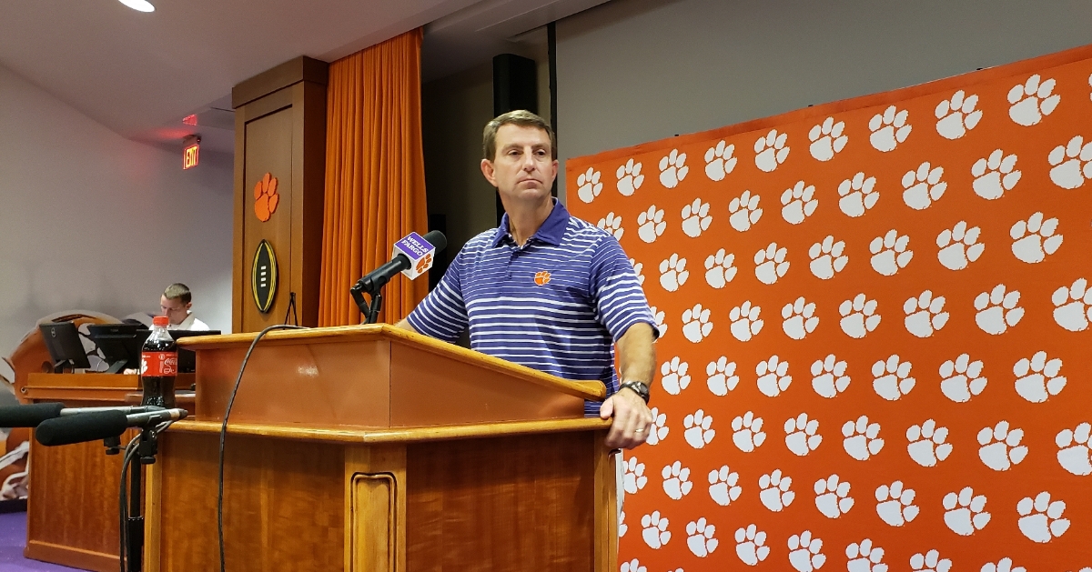 Swinney expects North Carolina's best shot