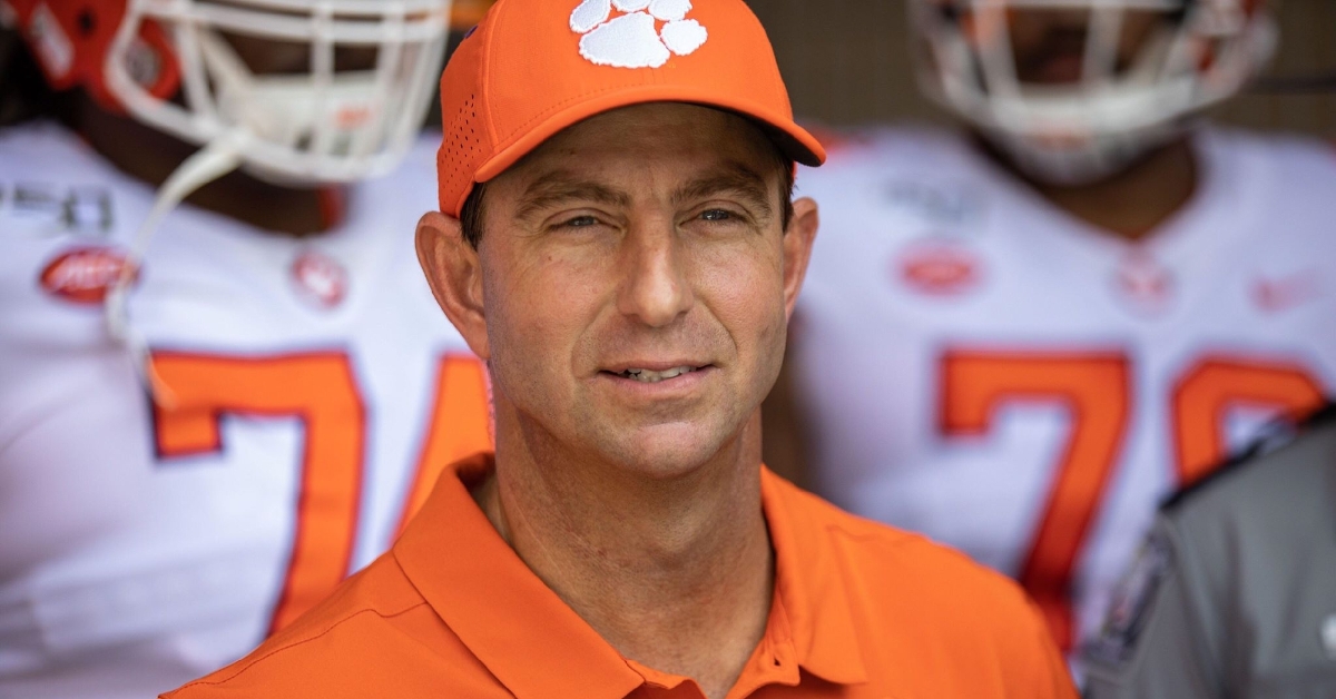 Swinney and the Tigers will take on Wofford Saturday at 4 pm