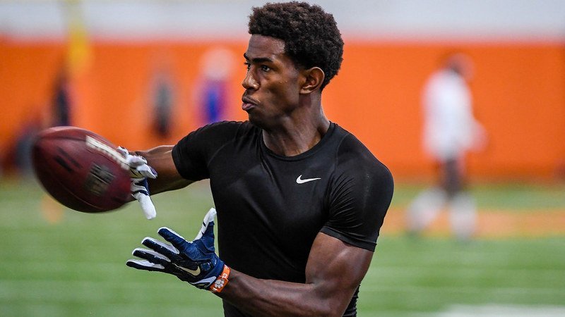Beaux Collins visited Clemson for Swinney's high school camp in June. 
