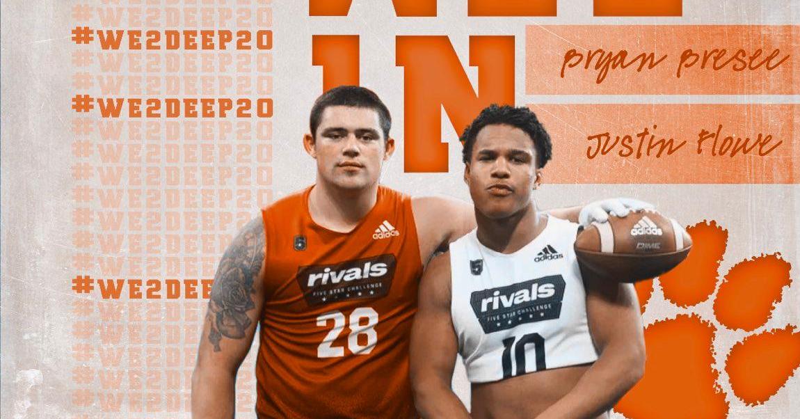 Justin Flowe (right) is expected to be on campus this weekend. 