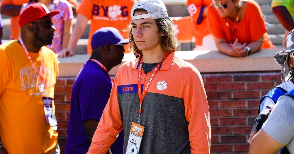 Marchiol says the Clemson visit was one to remember.