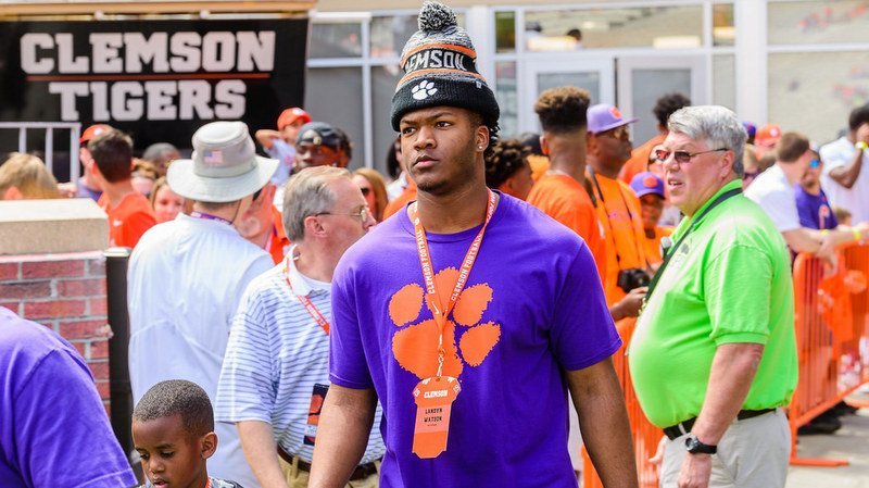 Watson checks out Death Valley before Clemson's spring game 