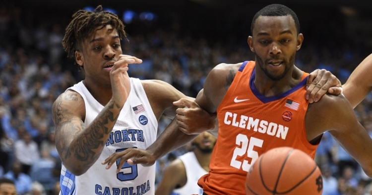 Aamir Simms helped lead Clemson to the win at UNC.  (Photos by Bob Donnan /USAT)
