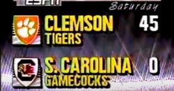 Throwback Thursday: 1989 Clemson vs. Scar 45-0 highlight video