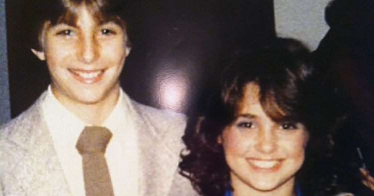 Dabo and Kathleen pose at a dance in 1982 - she was in 6th grade and he was in the 7th.