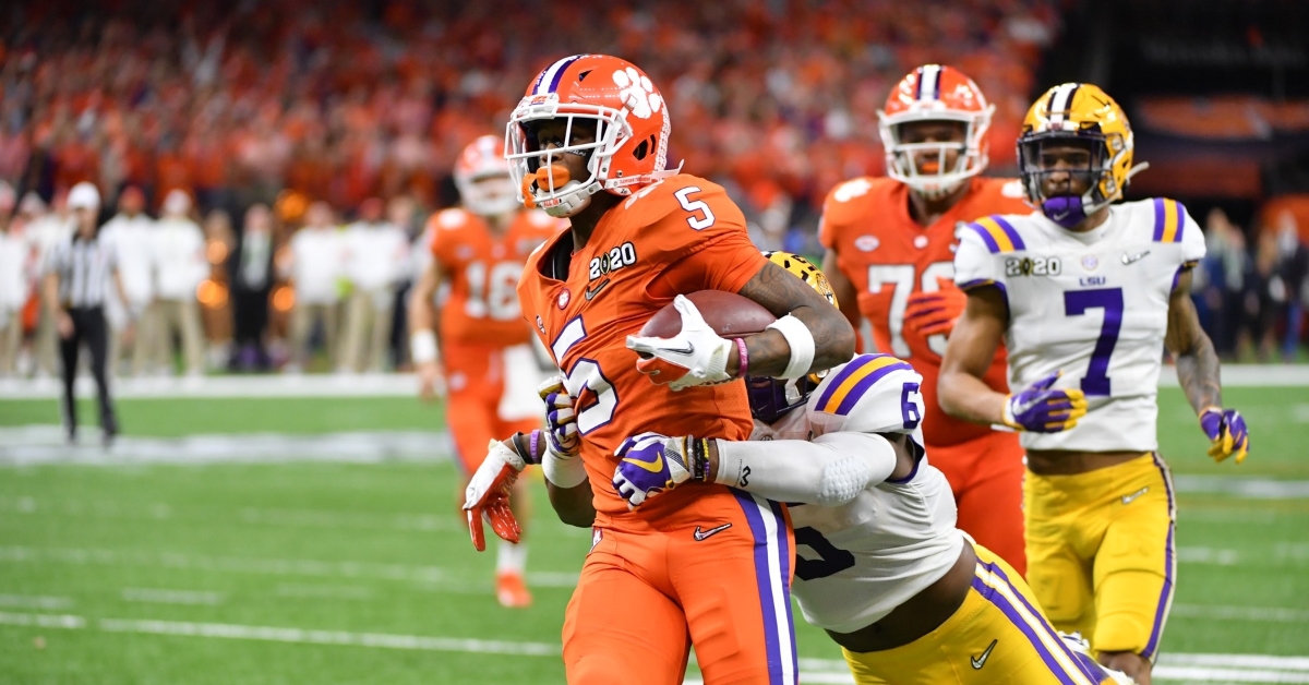 Clemson-LSU national title halftime stats