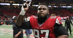 WATCH: Grady Jarrett surprises kid that loses family in house fire with Super Bowl tickets